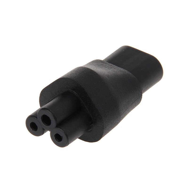 IEC C13 To C8 Power Adapter – 3-Pin Female To 2-Pin Male Converter, 10A 125V / 2.5A 250V