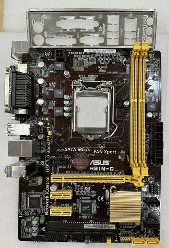 Asus H81M-C Intel LGA1150 DDR3 Desktop Motherboard MicroATX Socket H3; Tested