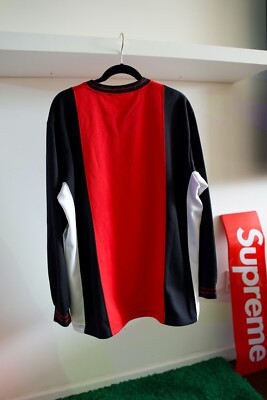 Supreme Barbed Wire Moto Jersey RED XL | eBay