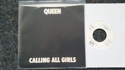 Queen (Freddie Mercury) - Calling all girls  US 7'' Single PROMO WITH COVER!!