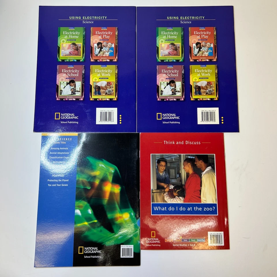 National Geographic Lot of 4 Theme Set-Electricity, Zoo, Genes, Reading/Literacy - Image 3 of 4