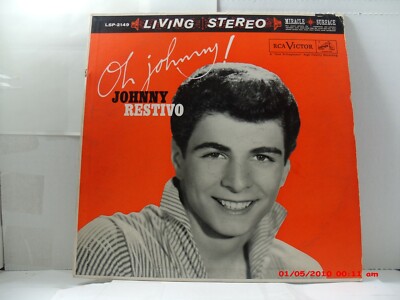JOHNNY RESTIVO -(LP)-DEBUT LP  OH JOHNNY! - I WANNA PLAY HOUSE WITH YOU-RCA-1959