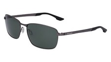New Columbia C-122S 070 Satin Gunmetal Sunglasses with Green Lenses