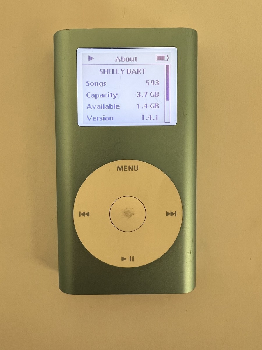 Apple iPod Mini (1st Gen.) BLUE 4GB M9436LL/A A1051 - Tested