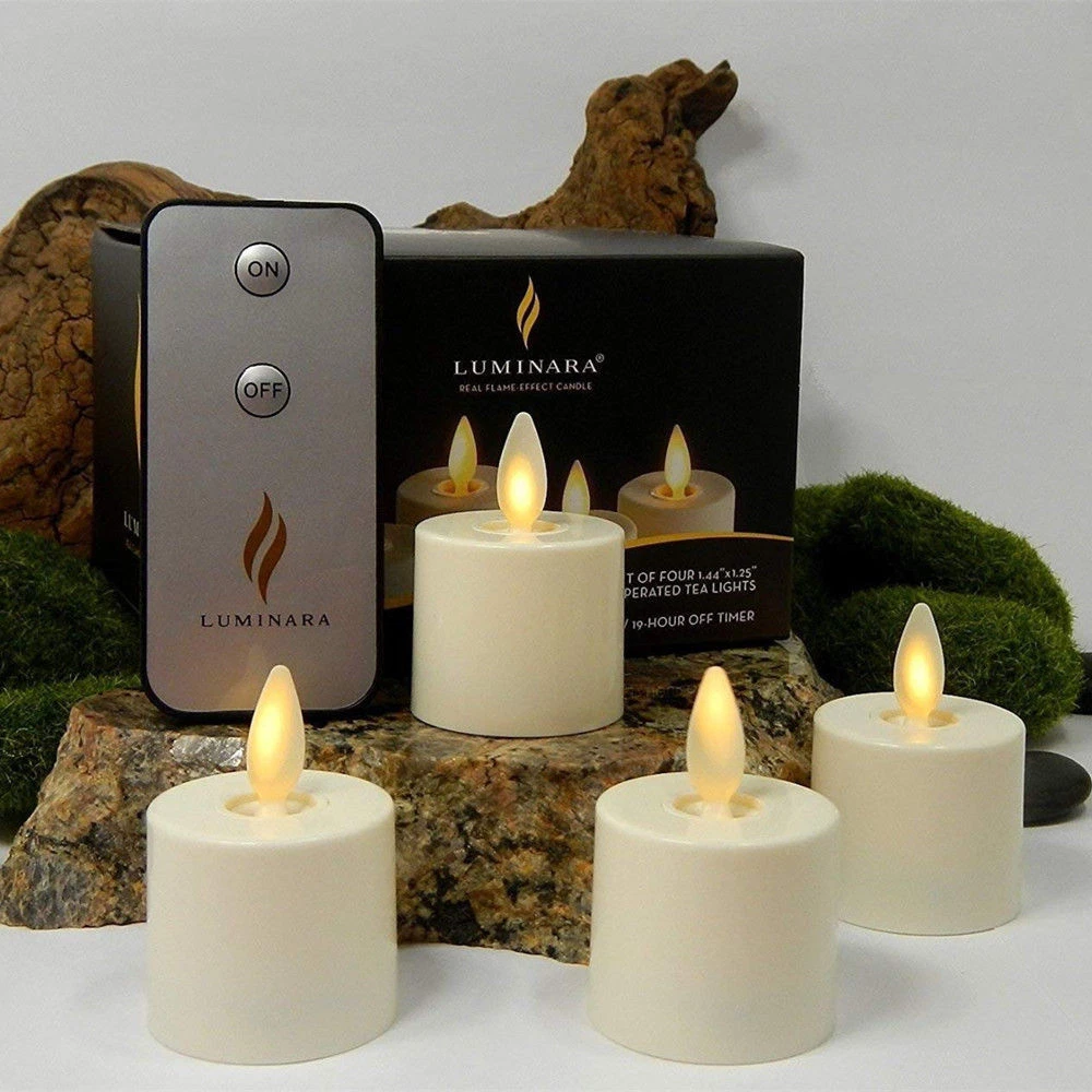 Luminara flameless battery 2024 operated tea lights
