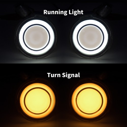 2x 1157 Amber White Running Turn Signal Light For Harley Street Road Gilde Dyna - Picture 3 of 14