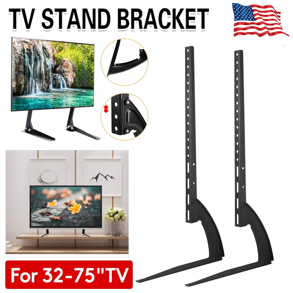 UNIVERSAL TV STAND BASE TABLETOP VESA PEDESTAL MOUNT FOR LCD LED TV 32-75  643906449315