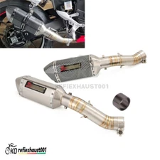 For Honda CBR500R CB500F 2016-2024 CB500X Exhaust Mid Pipe Slip on Muffler 310mm