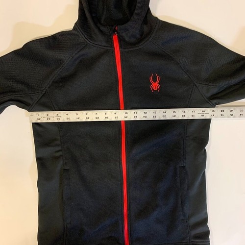Spyder Boys Constant Full Zip Waffle Knit Hooded Jacket Size XL - Picture 10 of 12