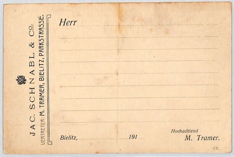 AUSTRIA Postcard ADVERT Colour POSTAL STATIONERY *Griffon* SCNABL & Co PF197 - Image 2 of 4