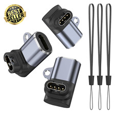 3pk USB-C Charger Adapter for Garmin Watch – Fenix, Forerunner, Instinct, More