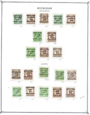 Michigan Bureau Precancels - 20 1922 thru 1926/32  - Kalamazoo & Lansing