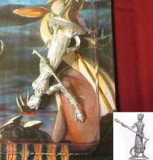 Ral Partha 67-015 Arcana Evolved Mojh Magister Dragonman Mage Wizard Spellcaster