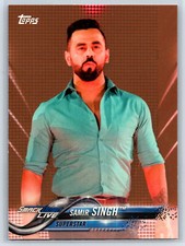 2018 Topps WWE Samir Singh Bronze Parallel #81