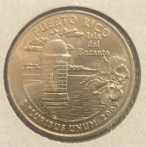 2009 D Puerto Rico Territorial Quarter BU from mint roll (1 coin) - Picture 2 of 2