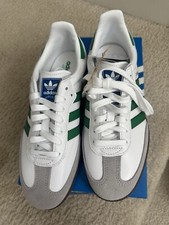 adidas Samba OG White Collegiate Green Gum IE3675 Youth 5.5 Women Size 7