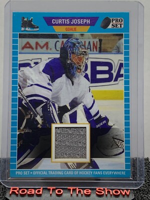 2021-22 Leaf Pro Set Blaster Memorabilia Light Blue Curtis Joseph #PSM-17