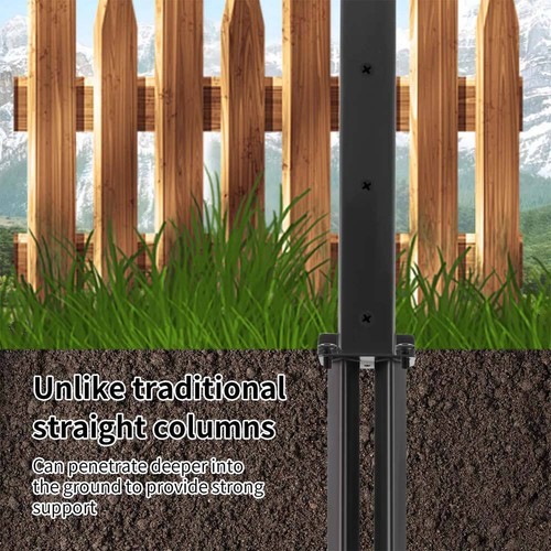 Heavy Duty Fence Post Repair Stakes Upgraded Fence Post Anchor Ground Sturdy UK - Picture 9 of 15
