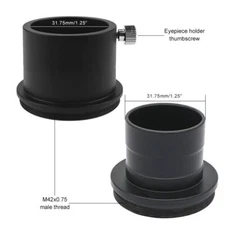 1.25INCH to M42x0.75mm Thread Astronomical Telescope Adapter 2 Size for Choice