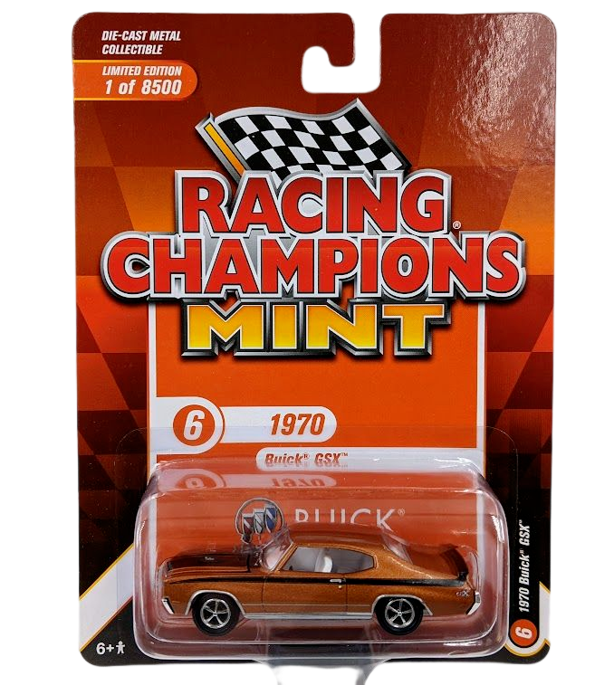 Racing Champions 1/64 1970 Buick GSX Metal Diecast Car Model Toy