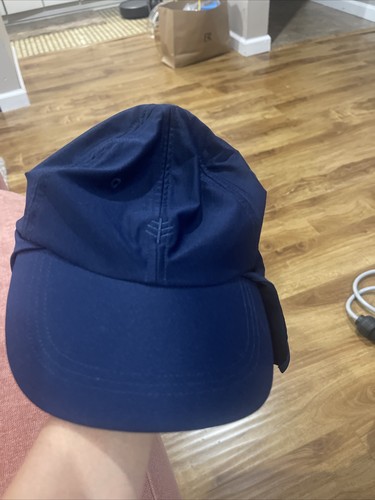 coolibar Blue kids hat UPF 50+ For Summer Days Size Large