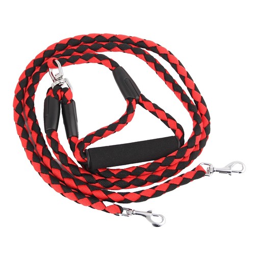 NTR 15FT Dog Training Leash - Long Rope Lead With 2 Hooks, Reflective, For Obedience & Recall