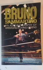 Autographed Bruno Sammartino Autobiography Wrestling's Living Legend paperback