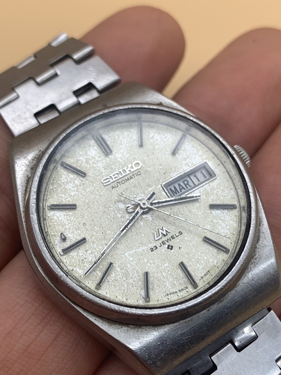 Rare! Seiko Lord Matic Stardust Dial 5606-8070 Automatic Japan