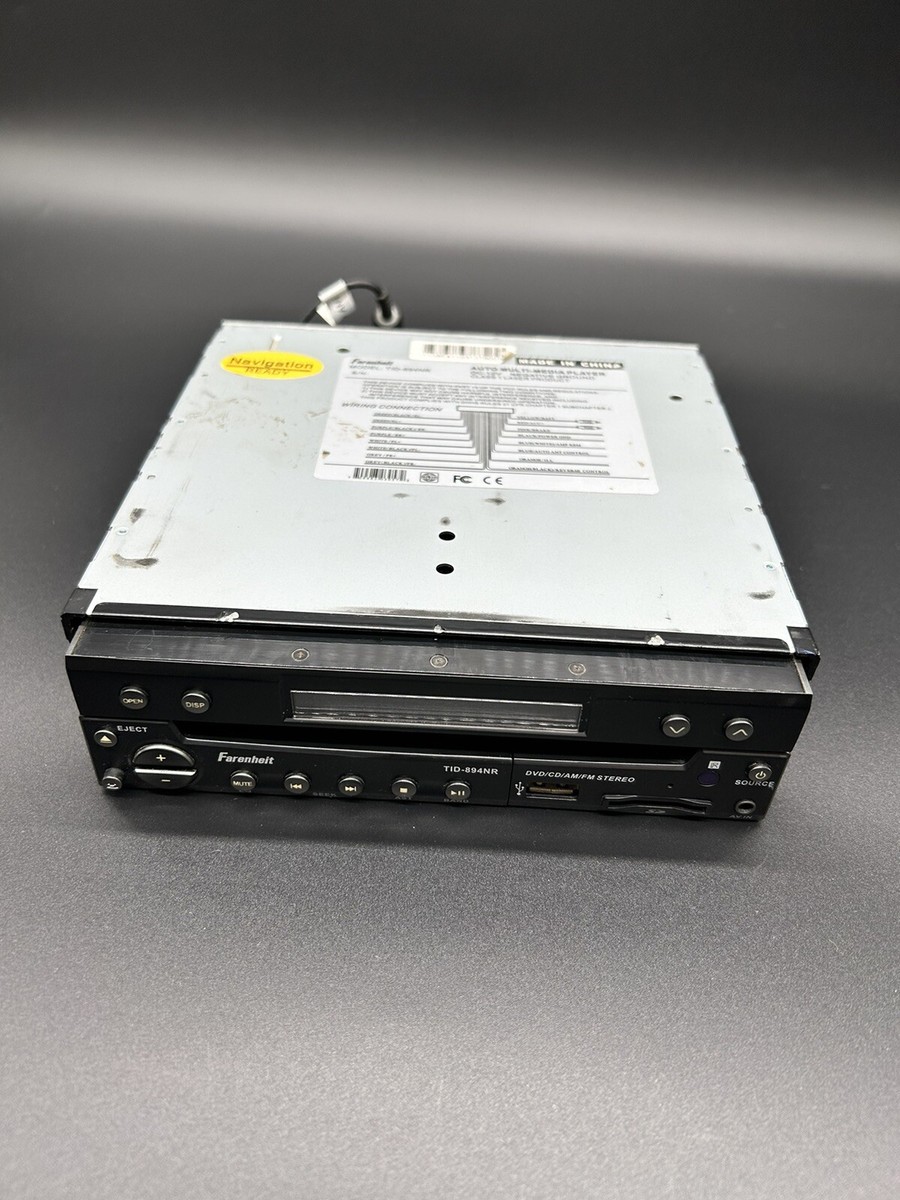 Fahrenheit TID-894NR Dvd Cd Car Stereo Multi-media Player