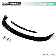 Fit For 15-20 Dodge Charger Srt Style Front Bumper Lip Splitter Gloss Black