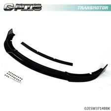 Fit For 15-20 Dodge Charger SRT Style Front Bumper Lip Splitter Gloss Black