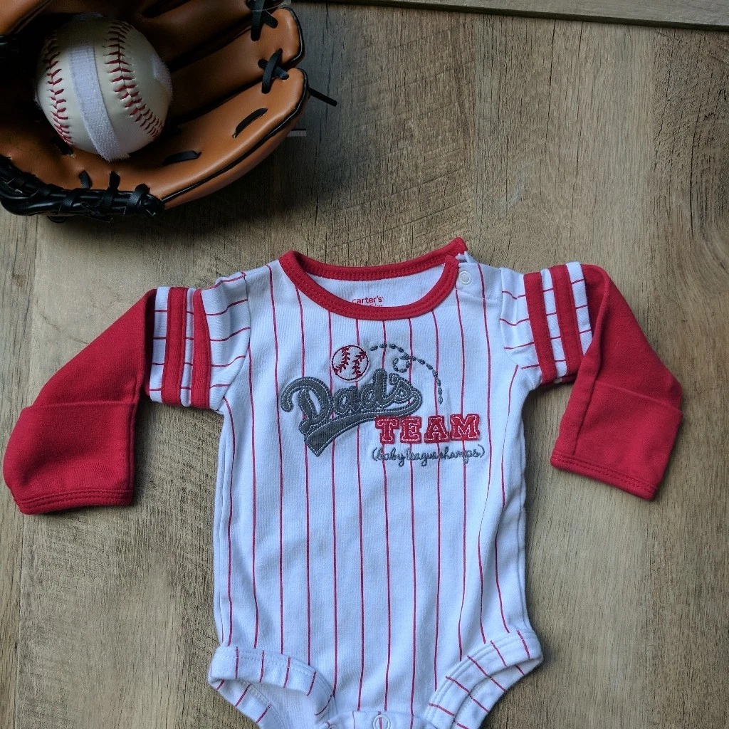 Carter's baseball store onesie