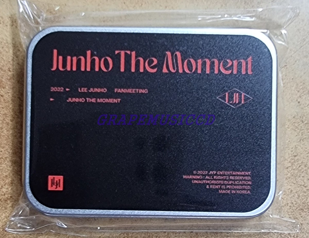 JUNHO THE MOMENT 2PM 2022 FANMEETING OFFICIAL MD GOODS TIN