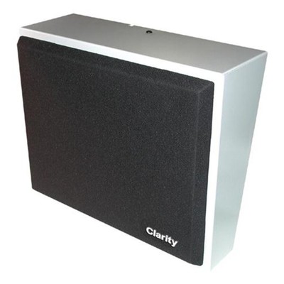 Valcom S-504 Clarity: Wall Speaker Assembly 8In. 25/70V Transformer Metal Gray