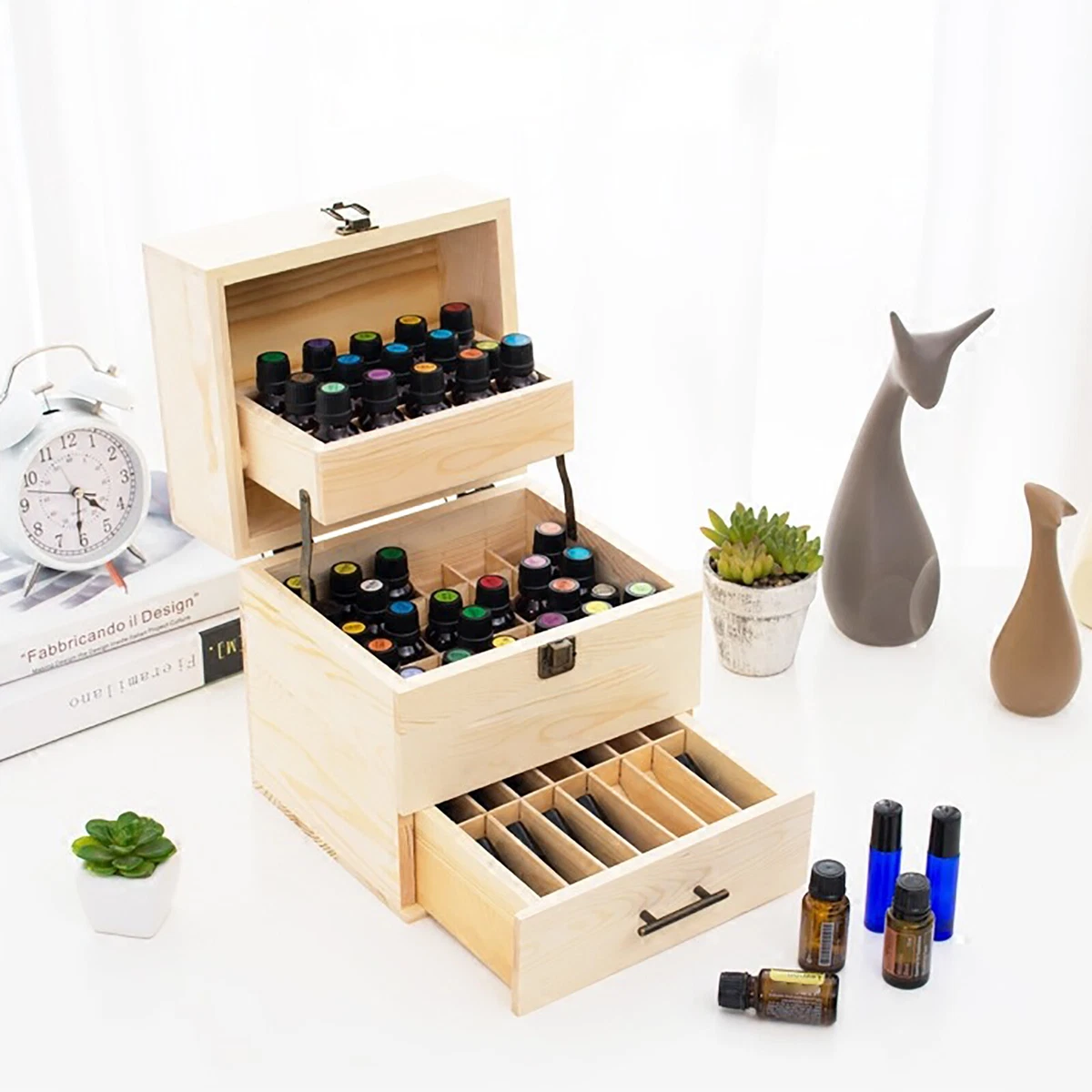 Essential oil storage box deals