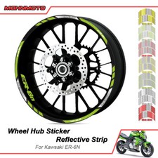 Cinta adhesiva reflectante para llantas de accesorios de motocicleta Kawasaki ER6N