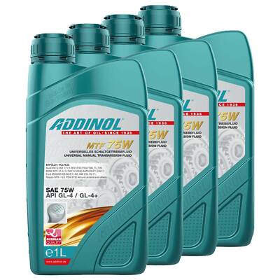 Getriebeöl ADDINOL 75W Multi Transmission Fluid 75 W 4 X 1 Liter für Audi BMW