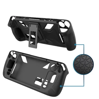 Dust Shock Proof Stand Soft Silicone Protection Case Cover For Steam Deck Game