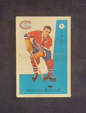 1959-60 PARKHURST MAURICE RICHARD CARD #2 MONTREAL CANADIENS HOF NHL