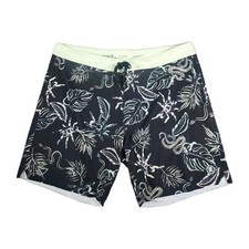 Roark Board Shorts Mens 38 The Passage Series Drawstring Trunks Palms Floral