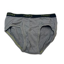 7-14 HANES Men's Comfort Cool Underwear Classic Bikini Gray Large