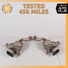 Maserati GranTurismo 4.7L Sport Exhaust Mufflers Tips Left & Right Set OEM 45k