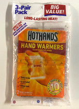 HotHands Hand Warmers 3 Pair Pack EXP 7/29 Air Activated 10 Hours Heat Cold