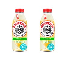 Crusha Banana Flavour Milkshake Mix 2x1ltr