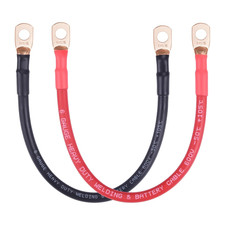 6 Gauge Battery Cable, Flexible Pure Copper 6 AWG Welding Battery Wires with 5/1