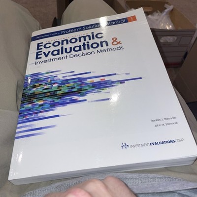 Economic Evaluation and Investment Decisions Methods 14th edition Instructors Ed