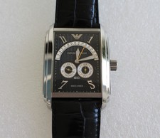 Emporio Armani Herrenuhr Meccanico AR-4204, extrem selten, eckig, wie neu