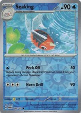 Seaking 045/167 SV06: Twilight Masquerade Reverse Holo NM Pokemon TCG