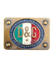Vintage Belt Buckle Original D G 70  s; Italy