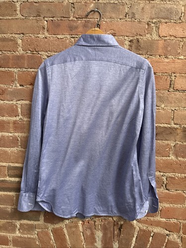 Cesare Attolini Herren Hemd, Gr. 15,5/39, blau 100% Baumwolle - Bild 6 von 7